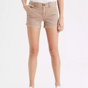 American Eagle Khaki Midi Short